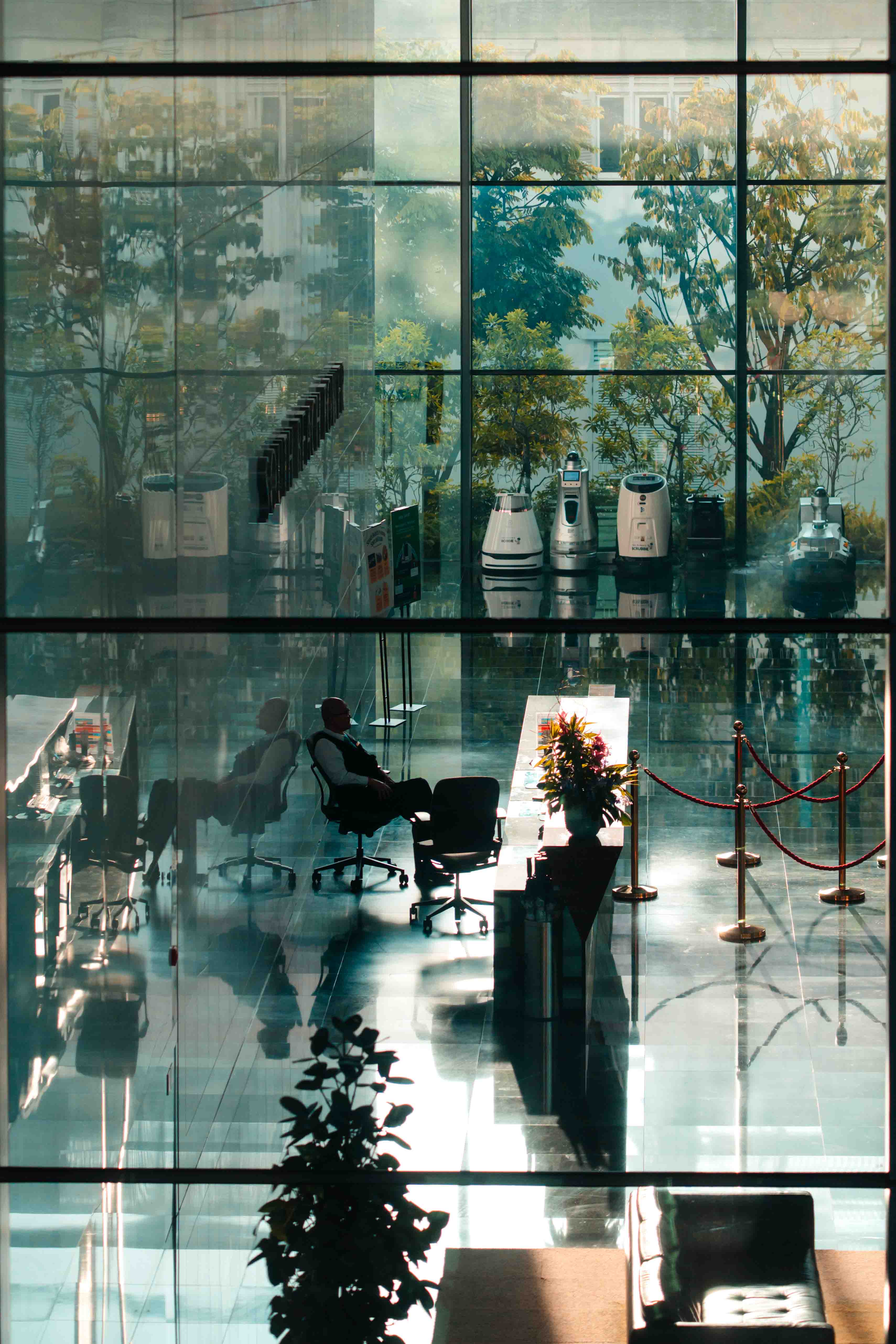 Security uncle @ South Beach Tower